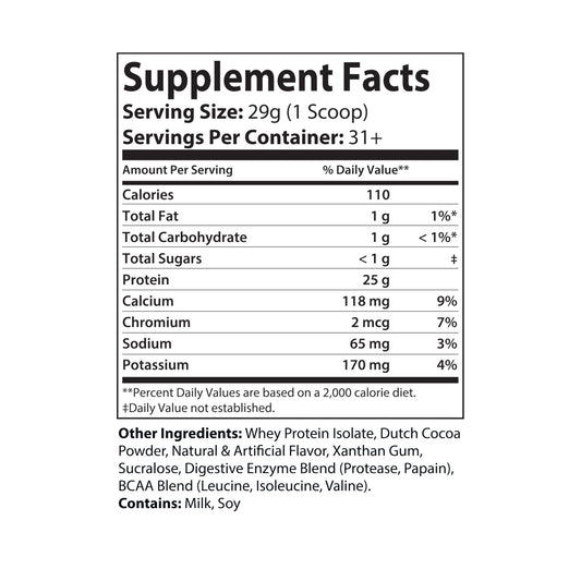 ZT WHEY ISOLATE PROTEIN (CHOCOLATE)