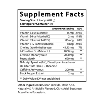 ZT PRE-WORKOUT (FRUIT PUNCH)