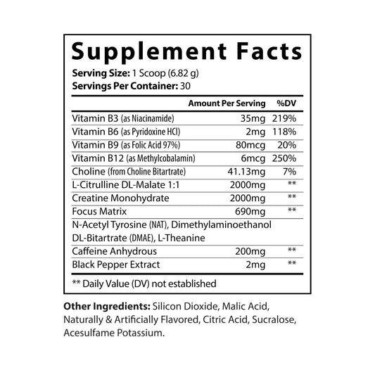 ZT PRE-WORKOUT (FRUIT PUNCH)