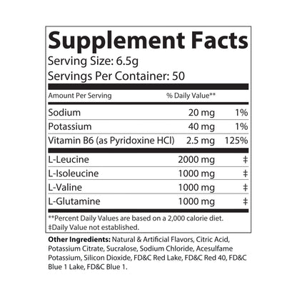ZT BCAA SUPPLEMENT (GRAPE)